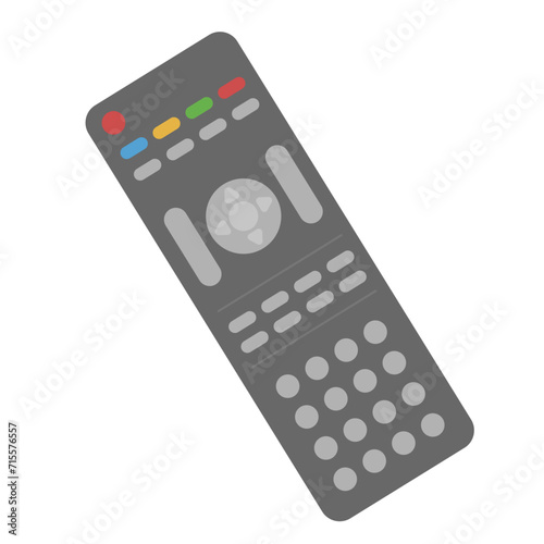 tv remote control cartoon television pilot isolated on white