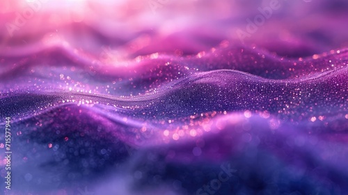 Abstract waves background, purple magenta waves particle texture