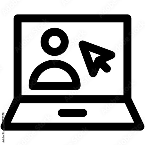 Pay Per Click Vector Icon