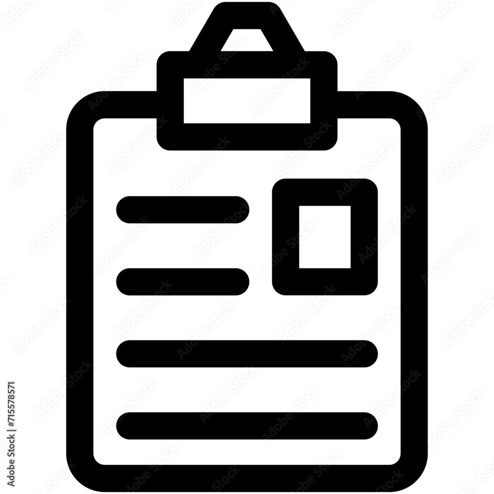Job Profile Vector Icon Job Profile Vector Icon
