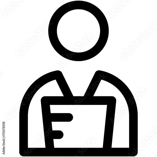 Public Speaker Vector Icon