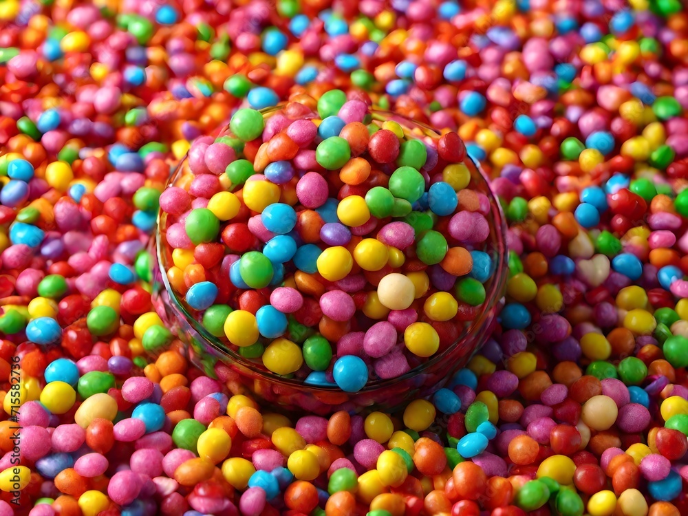 Obraz premium Candy Pattern Background Very Cool