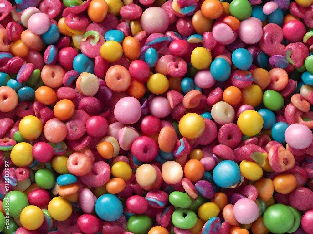 Candy Pattern Background Very Cool