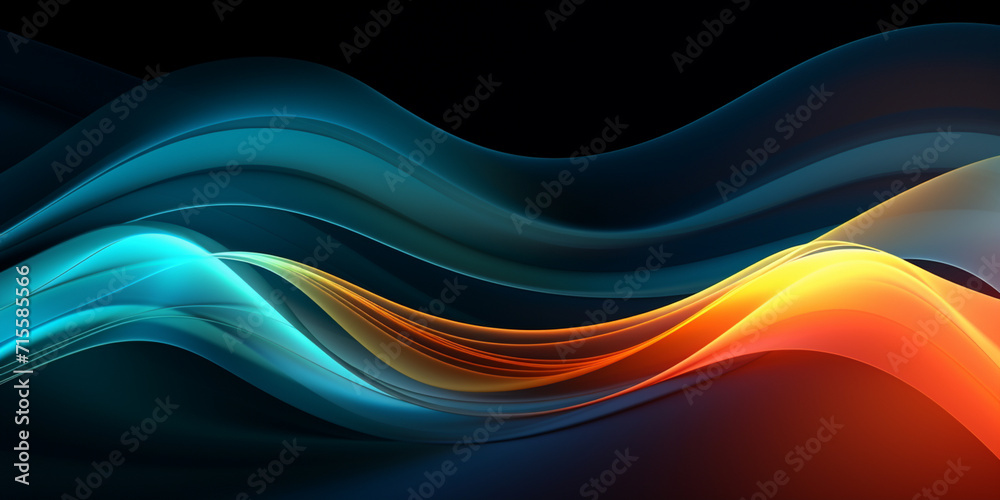 yellow and blue abstract background