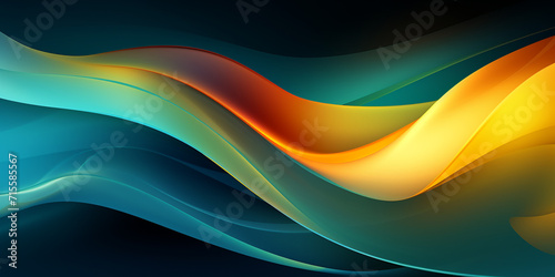 blue and orange abstract background