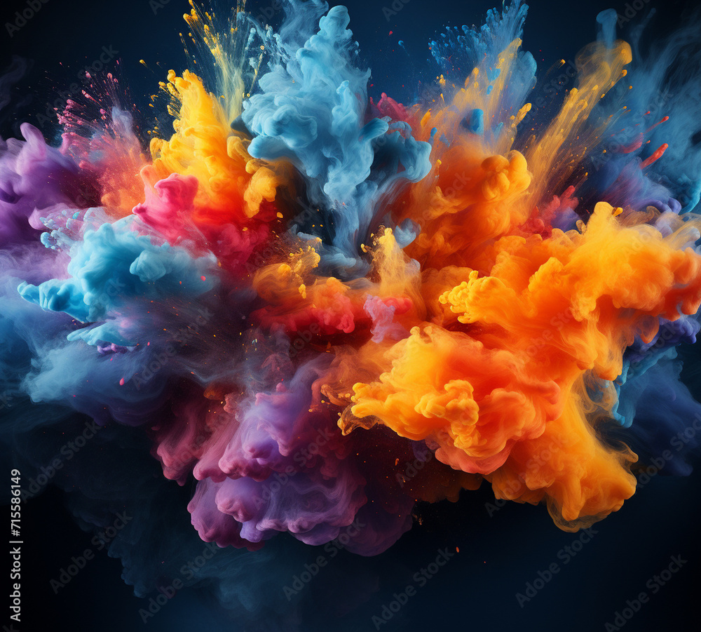 Motion Color drop in water,Ink swirling in ,Colorful ink abstraction.Fancy Dream Cloud of ink under water Motion Color drop in water,Ink swirling in ,Colorful ink abstraction.Fancy Dream Cloud of ink under water