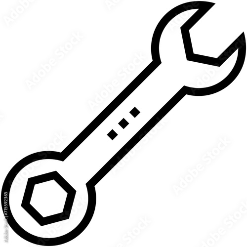 Spanner Vector Icon