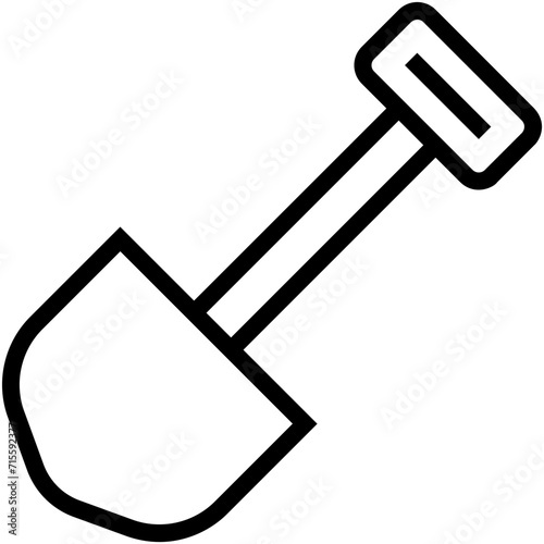 Shovel Vector Icon 