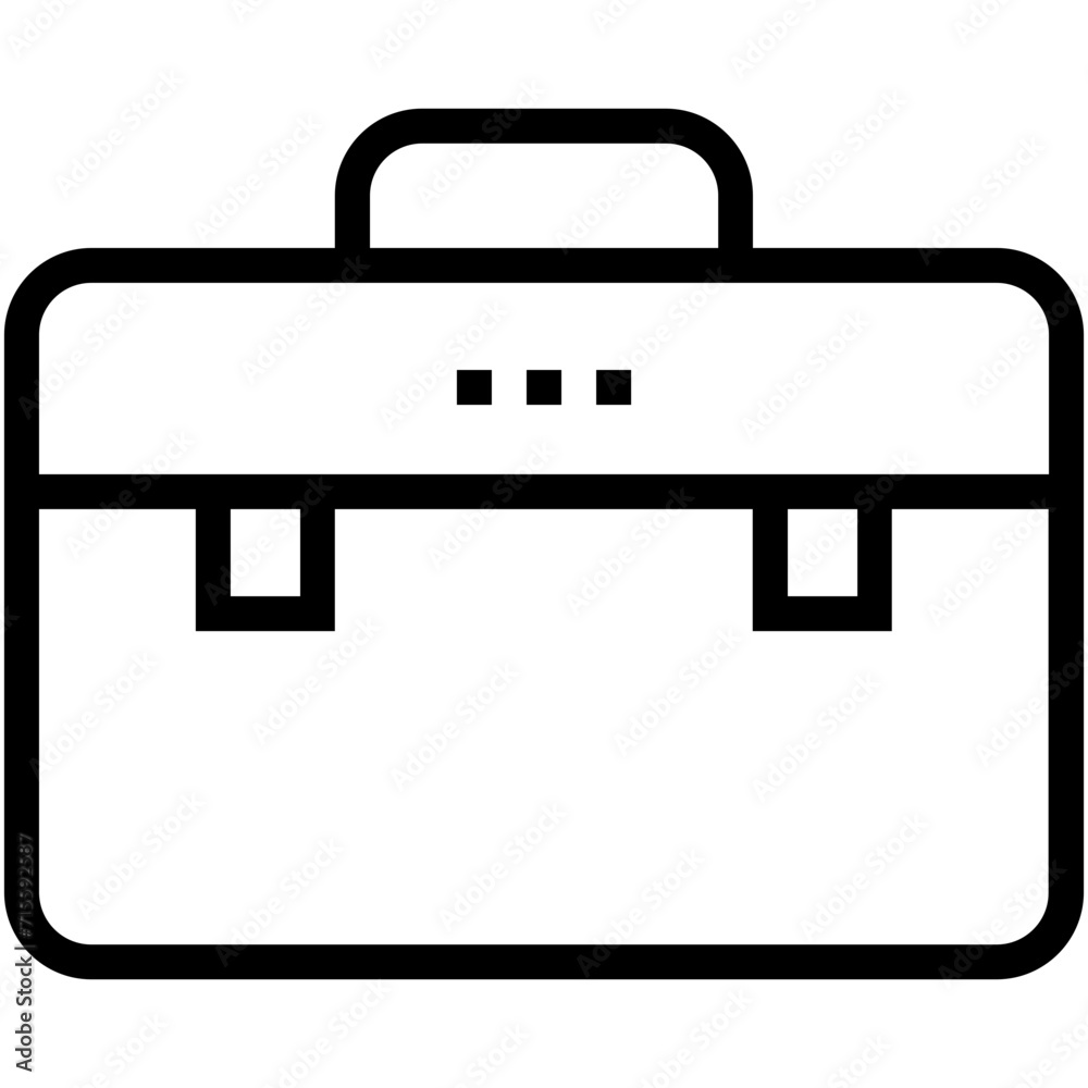 Briefcase Vector Icon Briefcase Vector Icon