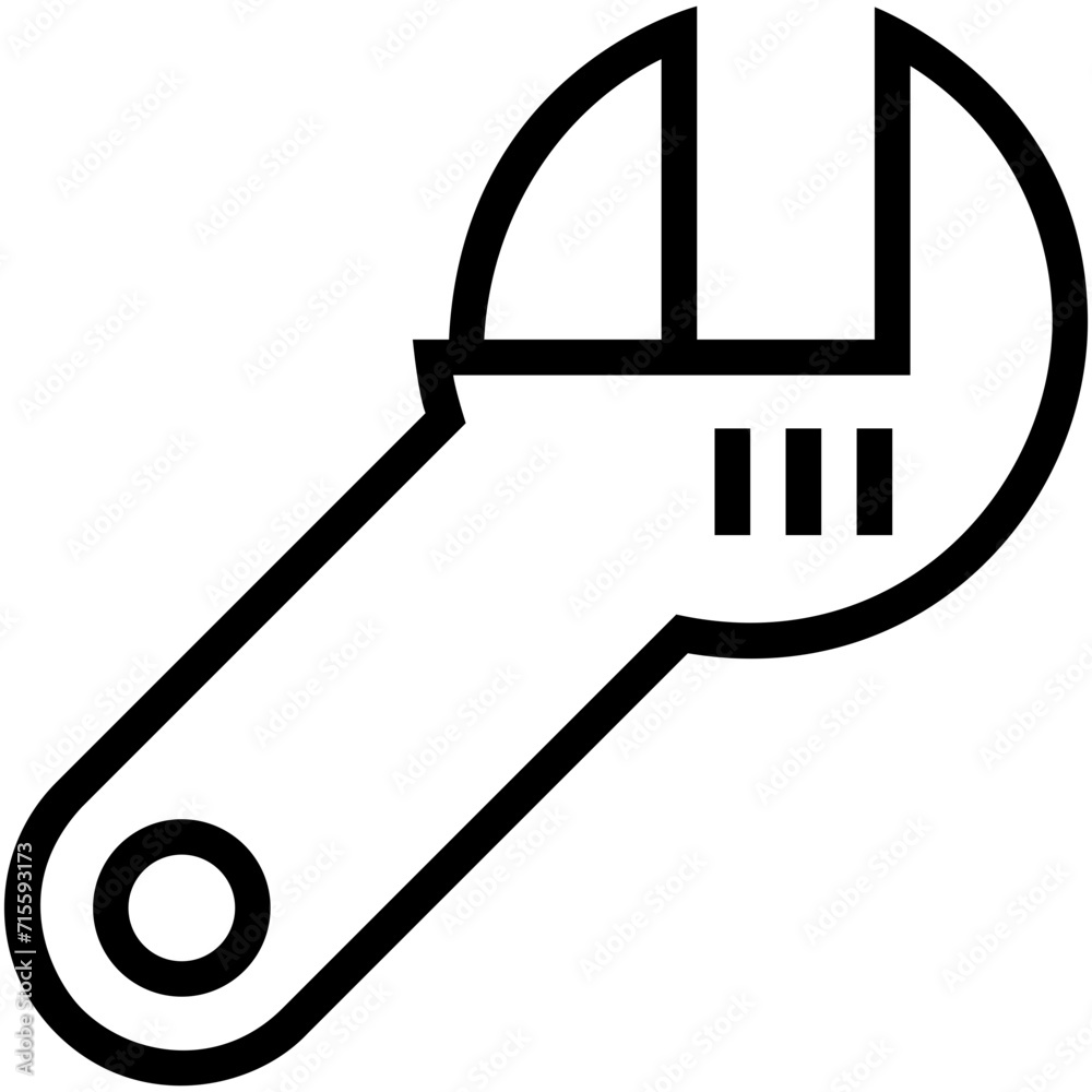 Spanner Vector Icon Spanner Vector Icon