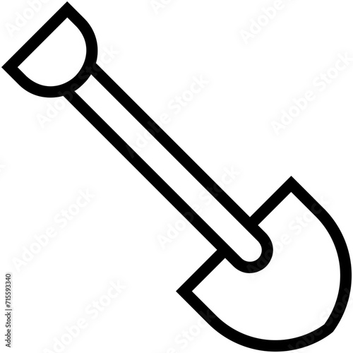 Shovel Vector Icon 
