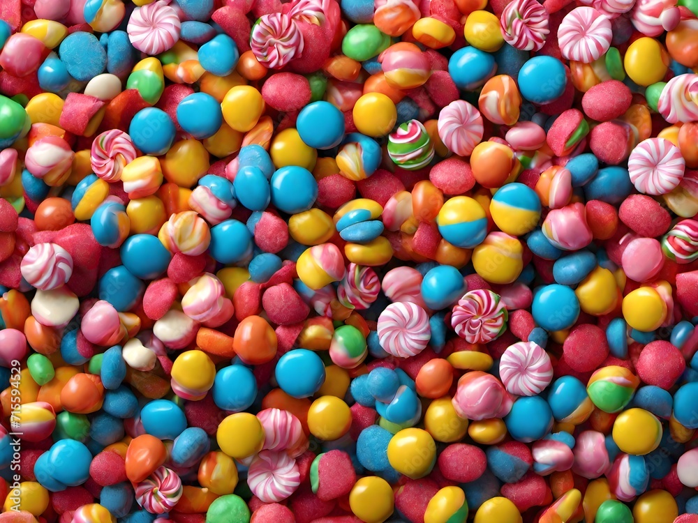 Candy Pattern Background Very Cool