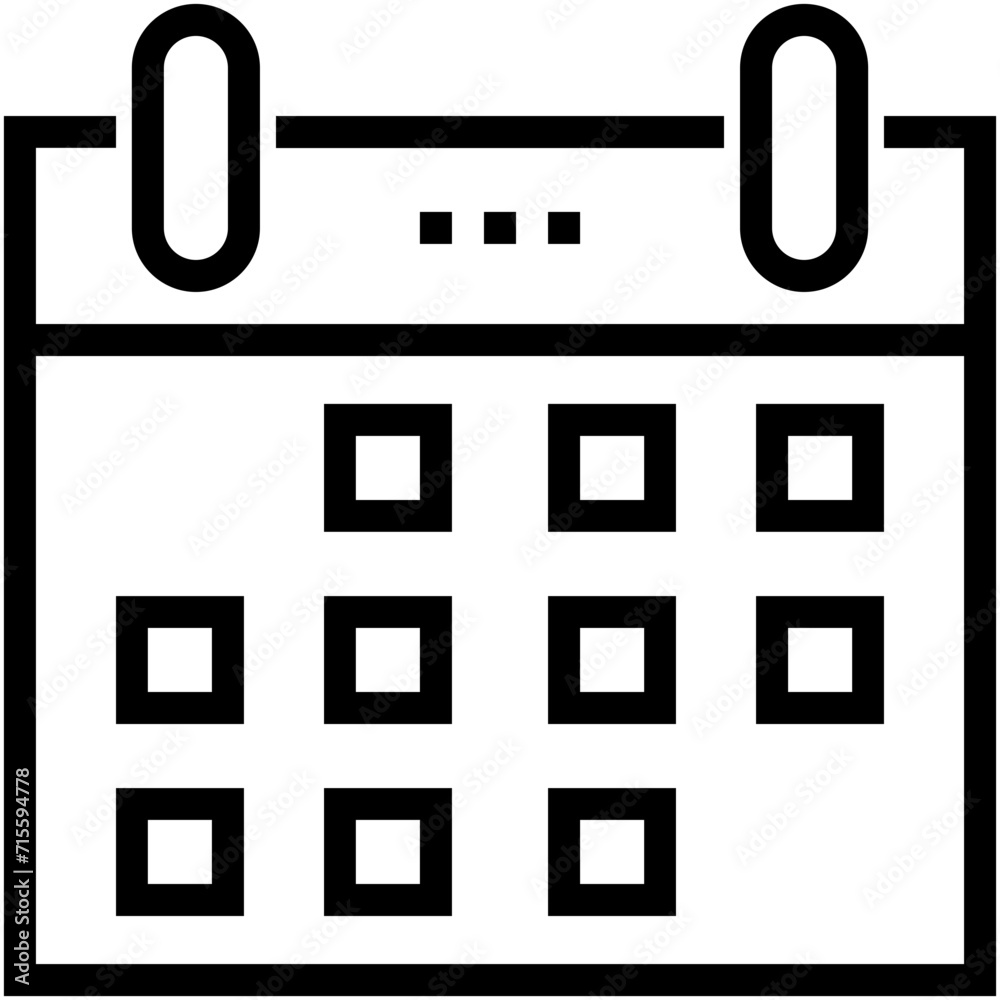 Calendar Vector Icon Calendar Vector Icon