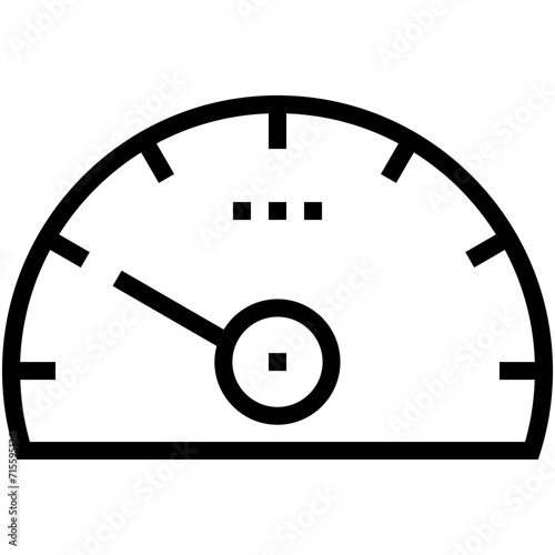 Speedometer Vector Icon