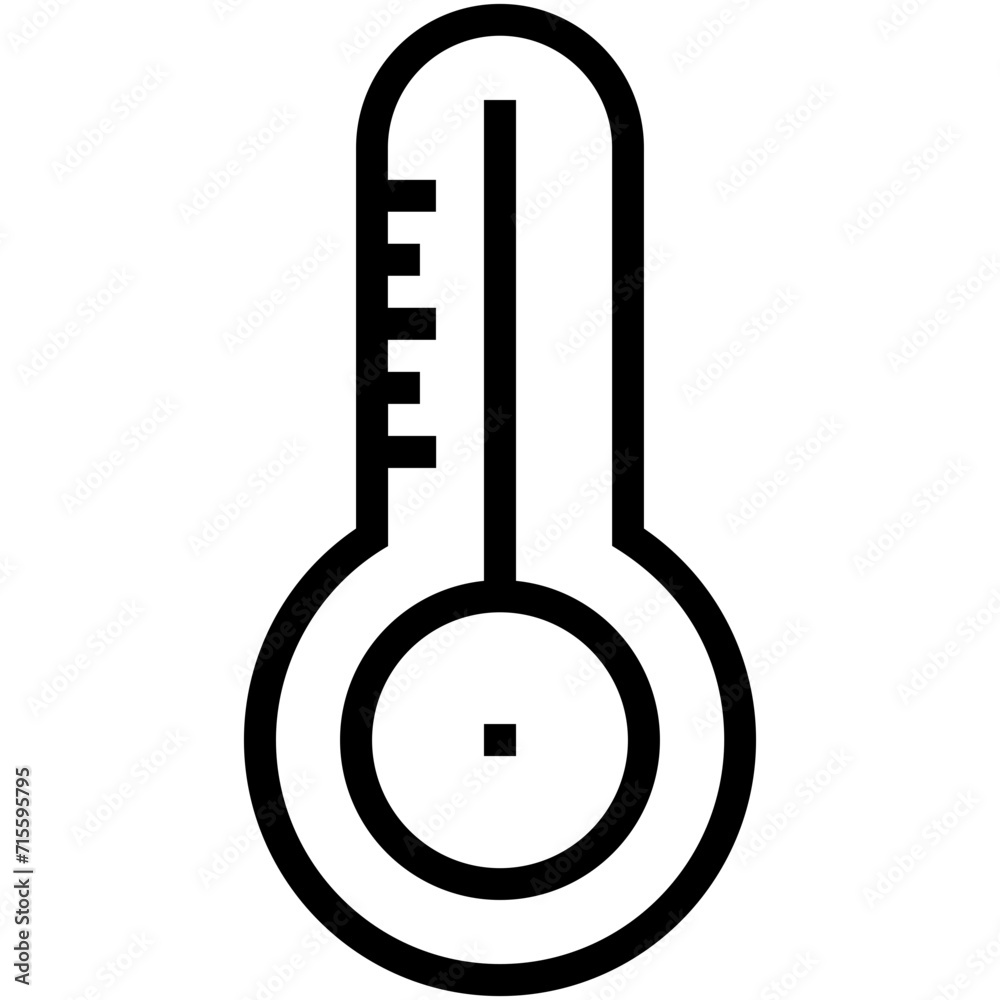 Temperature Vector Icon Temperature Vector Icon