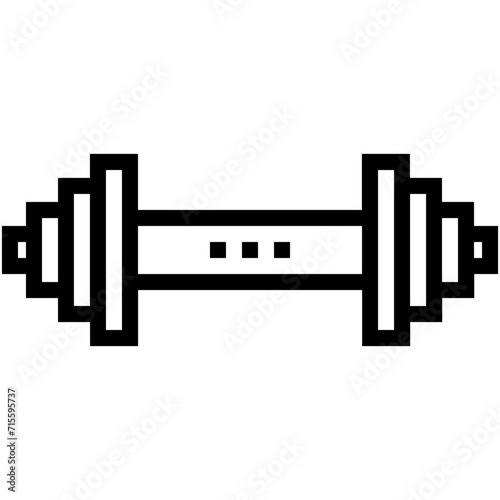 Dumbbell Vector Icon