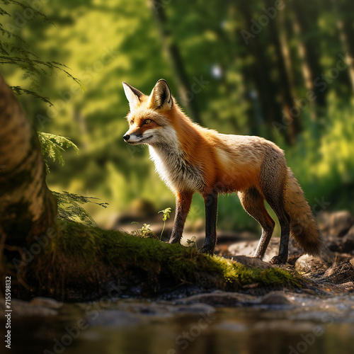 Fox In Summer Introduce a touch of the wild