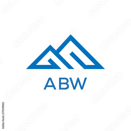 ABW Letter logo design template vector. ABW Business abstract connection vector logo. ABW icon circle logotype. 