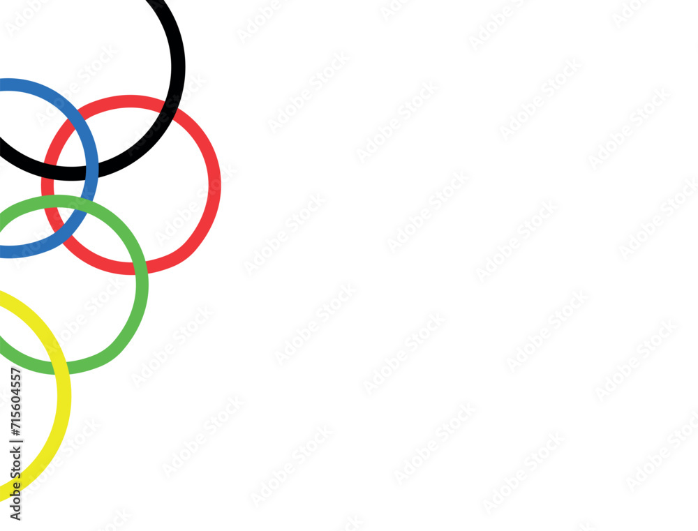 Abstract colored lines on a white background. Abstract colored lines on a white background.