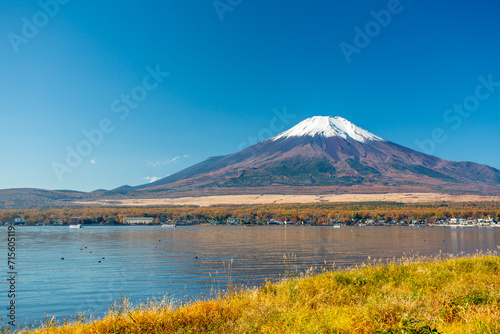 Mount Fuji and Yamanaka Lake, Japan 