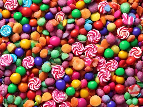 Candy Pattern Background Very Cool