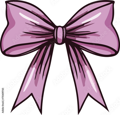gift bow vector design illustration isolated on transparent background  © Olivia23