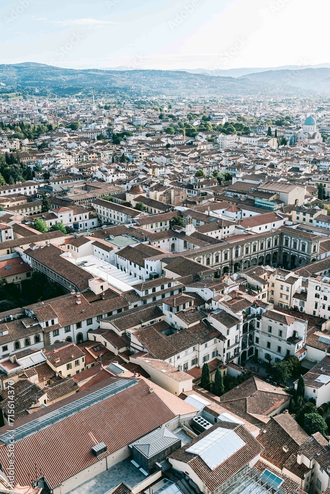 Fototapeta premium Un viaje por Europa. Santorini, Florencia, Venecia, Barcelona