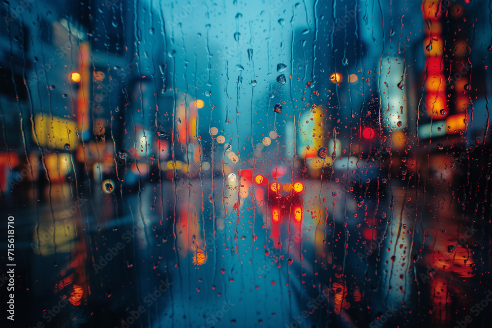 Through the Rain-Streaked Lens, Exploring Loneliness in the City's Tears