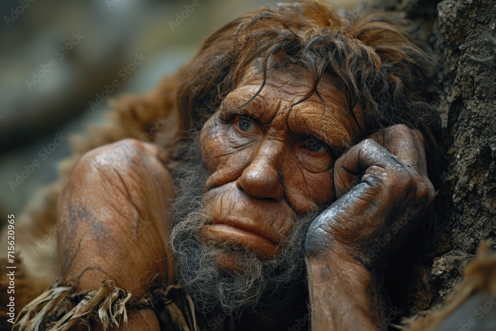 Chronicles of prehistoric life: primitive man, delving into the ...