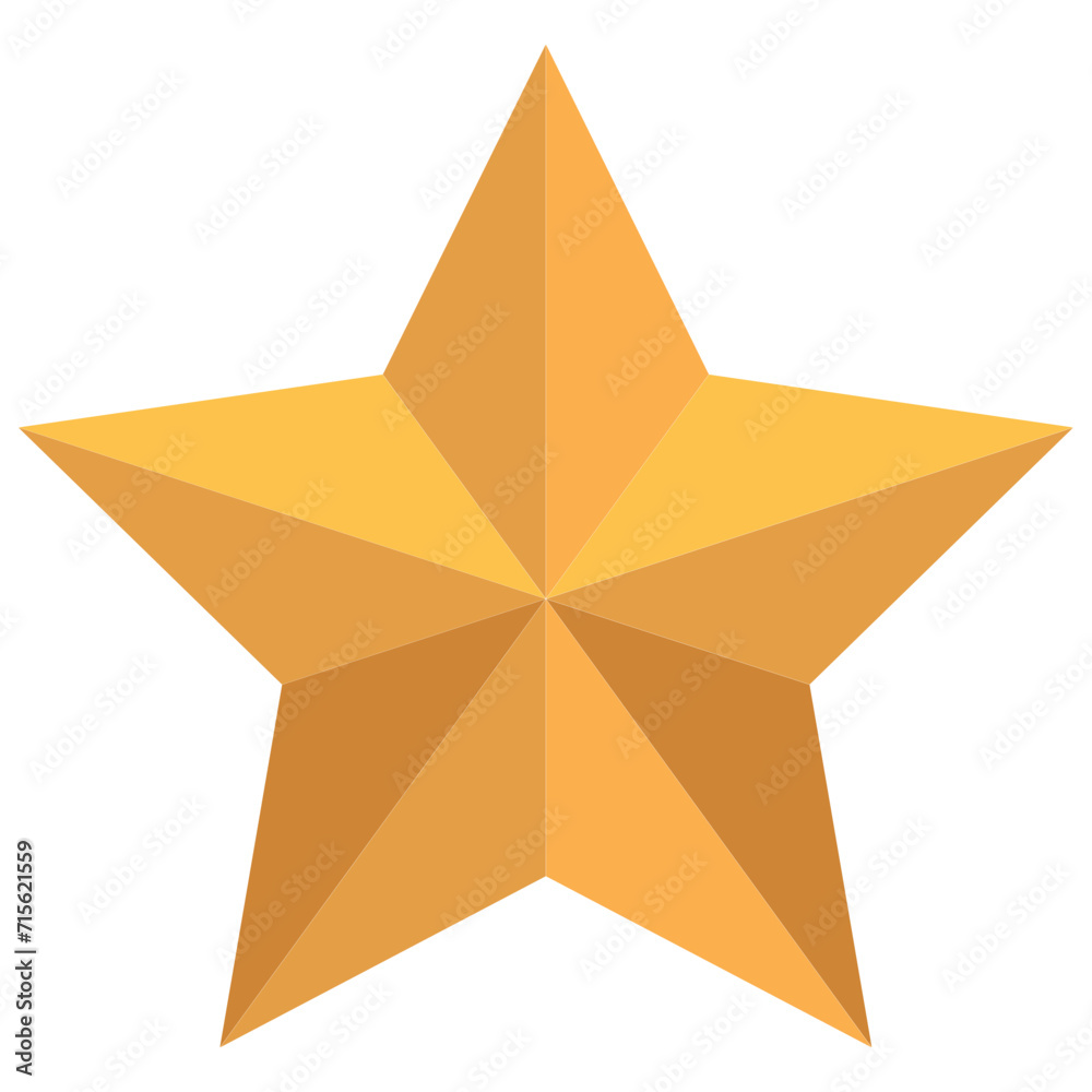 Yellow star vector. Gold star. Vector illustration Yellow star vector. Gold star. Vector illustration