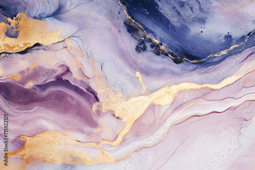 a painting of rose-colored marble, in the style of light indigo and dark gold, decorative backgrounds, aerial view, purple and azure, shaped canvas, close-up shots