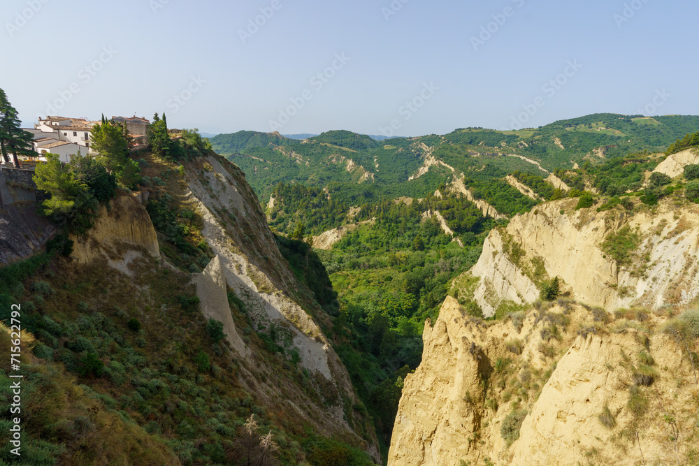 Naklejka premium Aliano, historic town in Basilicata, Italy