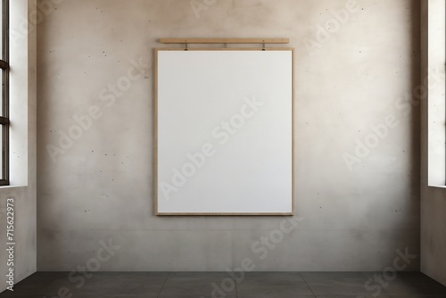 blank picture frame on a wall