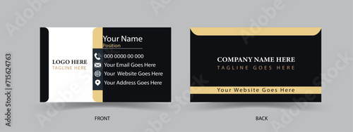 Eye catching Business card design template