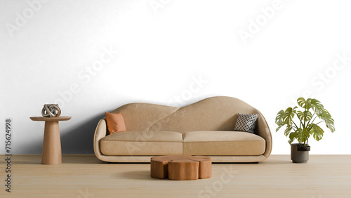 a couch and a table in a room