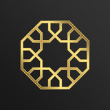 Luxury Gold - Islamic Ornament - Editable Vector : Suitable for Islamic Theme and Other Graphic Related Assets.