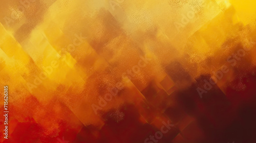 Fotografie, Obraz Yellow burnt orange red fiery golden brown black abstract background for design