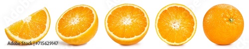 Orange isolated on white background