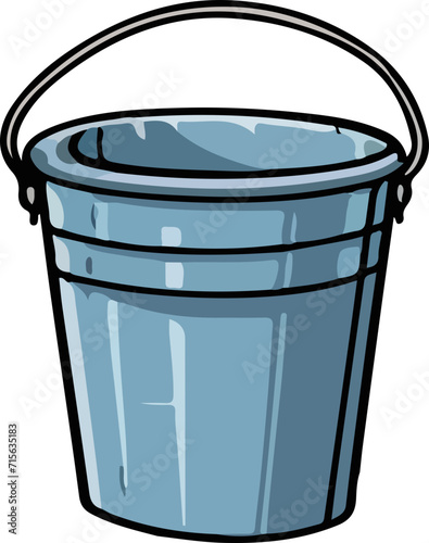 bucket vector design illustration isolated on transparent background
