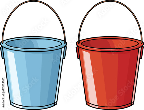 bucket vector design illustration isolated on transparent background
