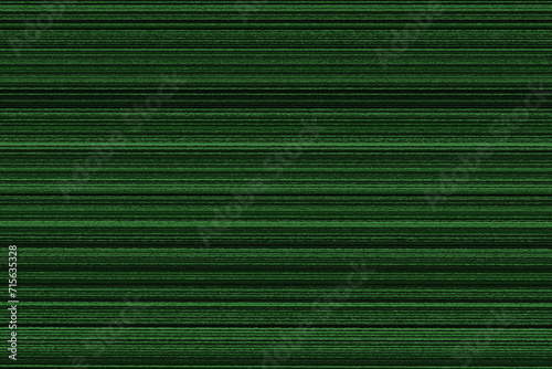 3D Textured background made of abstract green horizontal lines of different shades