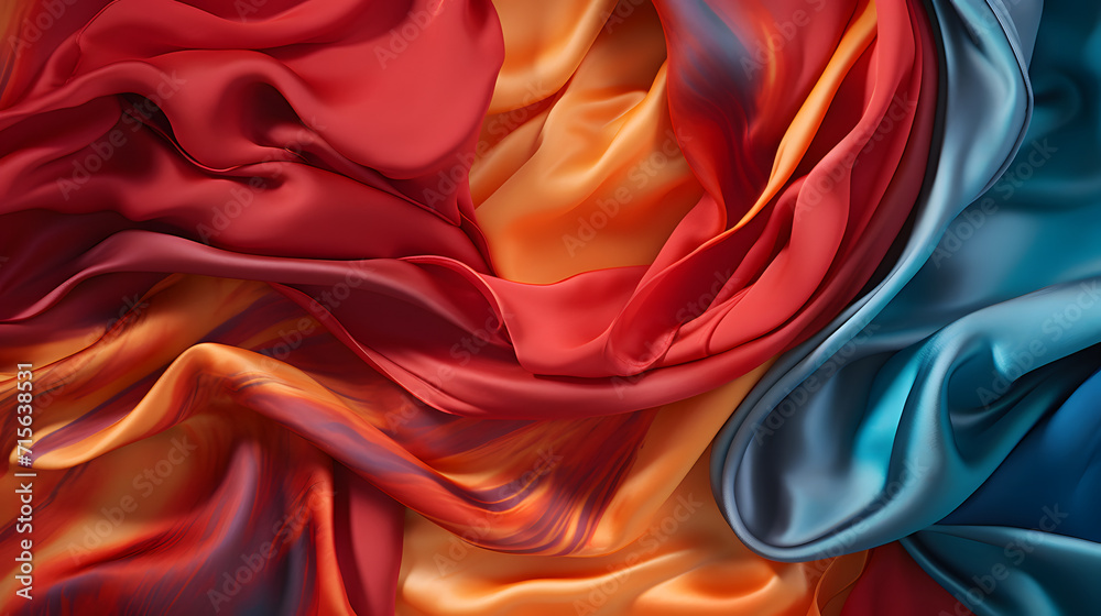 Obraz premium red silk background