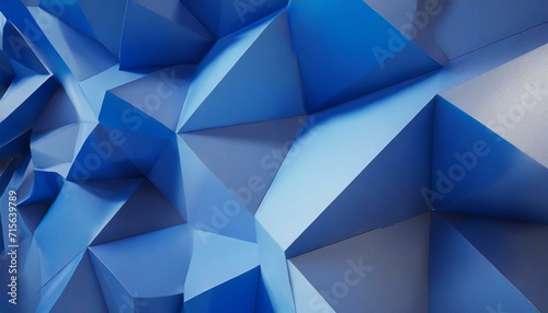 Sublime Simplicity: 3D Render with Blue Geometric Elegance"