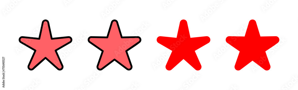 Star Icon set illustration. rating sign and symbol. favourite star icon Star Icon set illustration. rating sign and symbol. favourite star icon