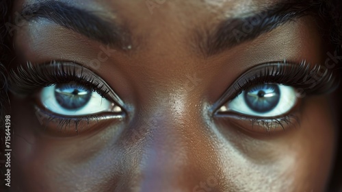 Mesmerizing Eyes of a Black Woman