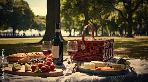 picnic in the park. Generative AI
