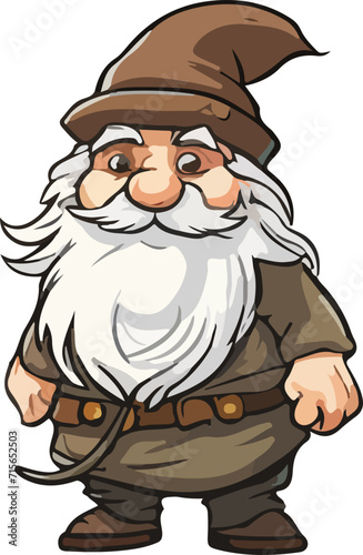 Wallpaper Mural dwarf vector design illustration isolated on transparent background
 Torontodigital.ca