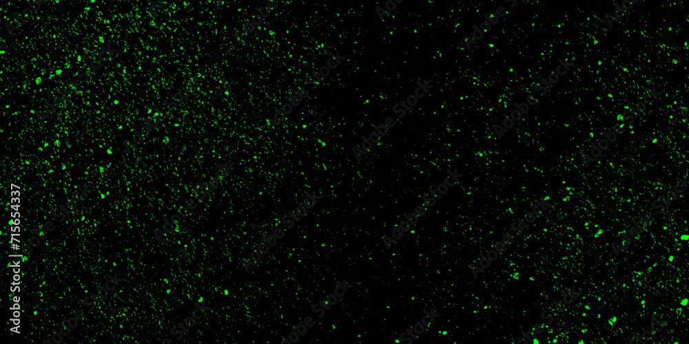 Fototapeta premium Green bokeh abstract background. Modern realistic seamless glitters background. Colourful glowing Christmas garland with blur background and bokeh.