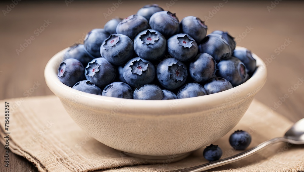 a bowl of blueberries a bowl of blueberries