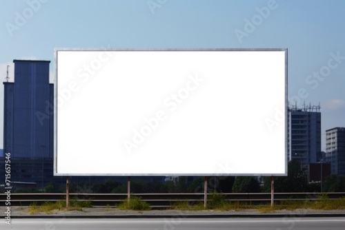 Billboard on a City Highway